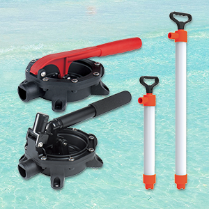 Bomba de porão manual de diafragma preta 720 GPH - Handpump - SeaFlo Bomba de porão manual de diafragma preta 720 GPH - Handpump - SeaFlo
