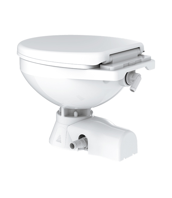 Seaflo 12V Elektrische Toilette mit leiser Spülung – Meerwasser