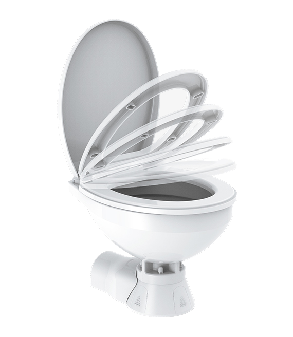 Seaflo 24V Elektrische Toilette mit leiser Spülung – Meerwasser