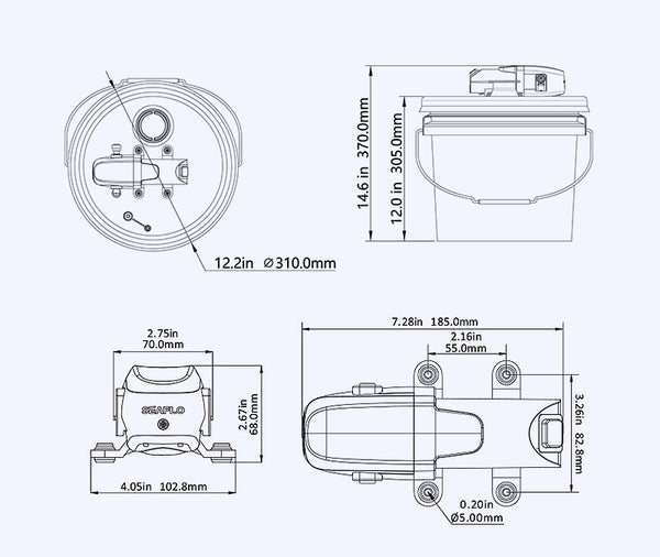 Seaflo 01 Serie Ölwechselsystem  12V