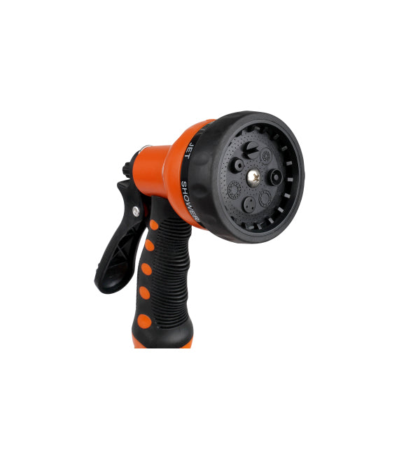 Seaflo Tragbare Campingdusche für den Außenbereich mit manuellem Betrieb, 8 l, mit 1,3 m/4,27 Fuß Schlauch