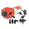 SEAFLO 4-Kammer Membranpumpe der Serie 41(LANG), 17 LPM, 2,8bar, IP20 Nur im Innenbereich  (220 Volt)