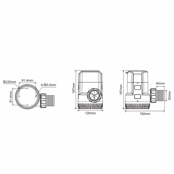 SEAFLO 13A Serie Nicht-automatische Bilgepumpe, 3700GPH - Seaflo Online Shop