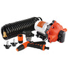 SEAFLO Waschpumpensatz der Serie51   5,5 GPM/20,0 LPM, 70 PSI mit Spiralschlauch ( 12V )