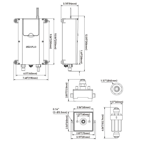 Seaflo Droge Bilge Systeem - Volledig Automatisch en Zelfaanzuigend, 24V, 1 L/min ( SFDBS2-01) - Seaflo Online Shop