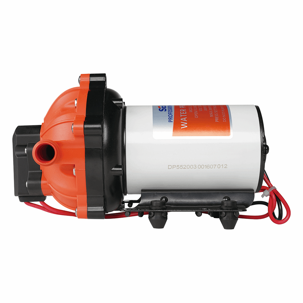 SEAFLO 5-Kammer-Membranpumpe Serie 55 mit Bypass, 18,9L/min 4,2bar - Seaflo Online Shop