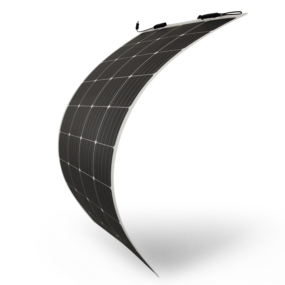 DASVOLT®, 100W 12V Extrem flexibles monokristallines Solarmodul mit ETFE-Schicht ultradünn
